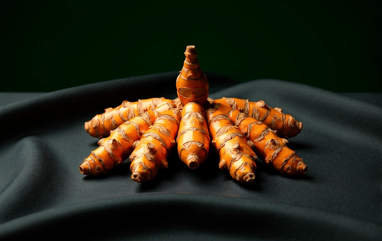 Turmeric root specimen